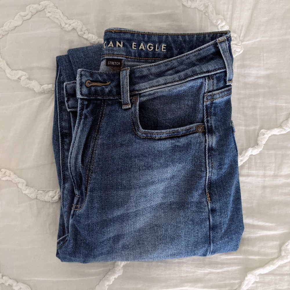 American Eagle Stretch Mom Jeans